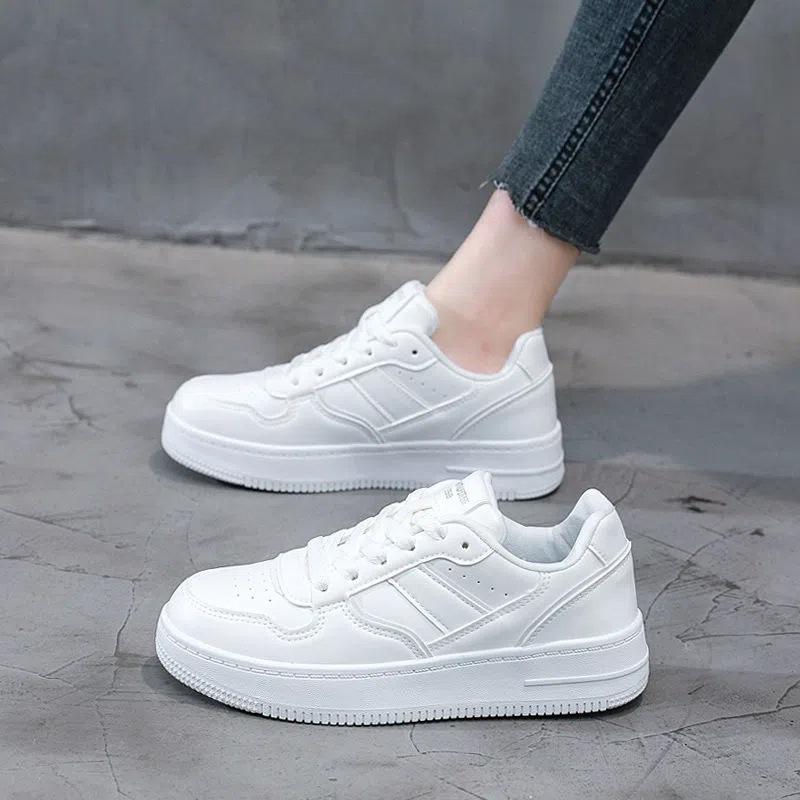 

Кроссовки женские Comemore White Skate Shoes 2024 Весна Новые повседневные стильные кроссовки женские высококачественные кроссовки на платформе Обувь 35 белый