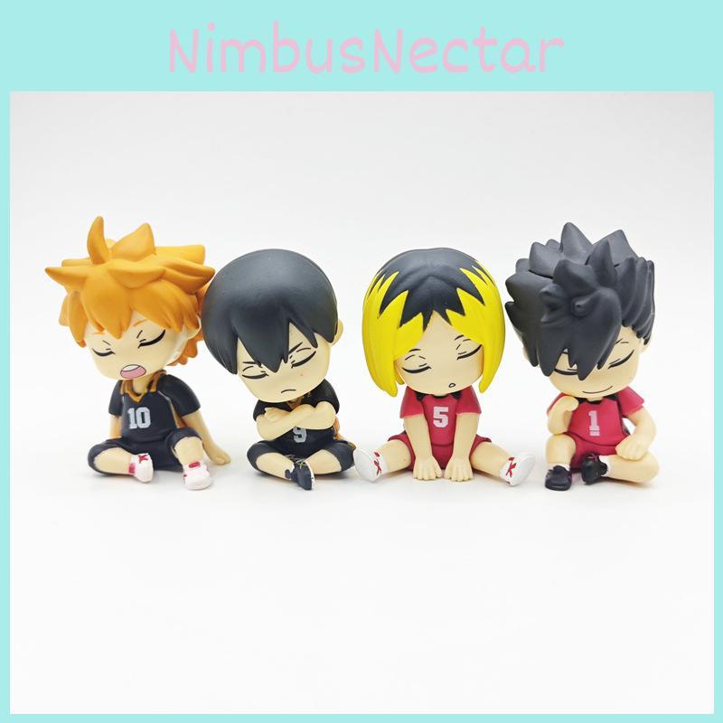 Fun Haikyuu Toys Shoulder To Shoulder Sleep Model Pvc Figure Collectible Blind Box