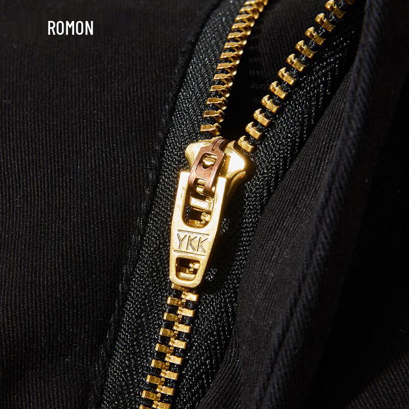 Luomeng Men's Relaxed Fit Straight-Leg Stretch Casual Pants