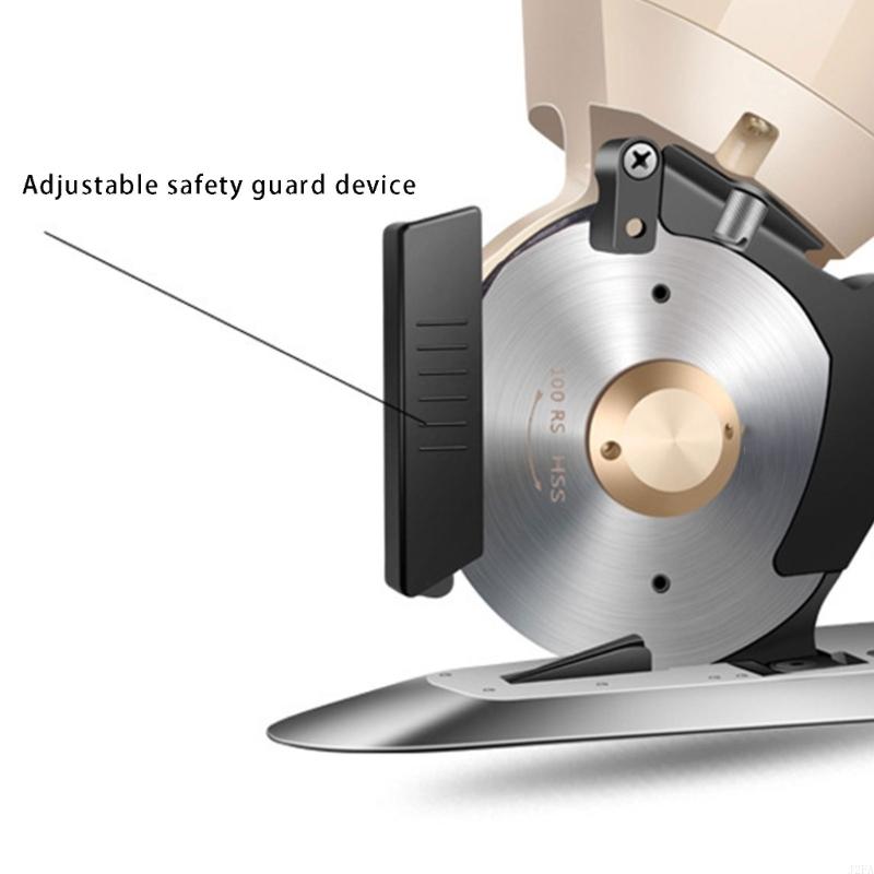 Electric Cloth Cutting Machine With 3Meter Powering Cord Electric Circular Fabric Cutter For Sewing Fabric Tailoring