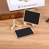 Office Wedding Message Decoration Rectangular Wooden Chalkboard Blackboard With Stand Notice Board