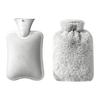 Women Hot Water Bag Bottle with Plush Cover, 500/1000/2000ML Leak-proof Bag, Soft Cover Cold Compress Pouch for Shoulder, Back, Hand, Legs,