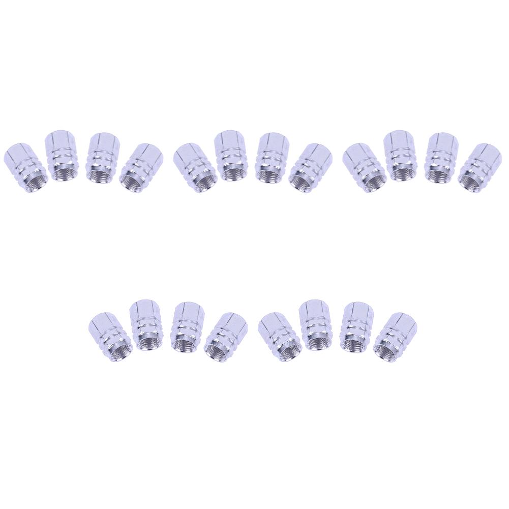 20/4 Stück Aluminiumlegierung Reifenventilkappen Auto Rad Reifenventil Luftkappen Ventilschaftabdeckungen Hohe Qualität Universell Auto Staubdichte Kappen