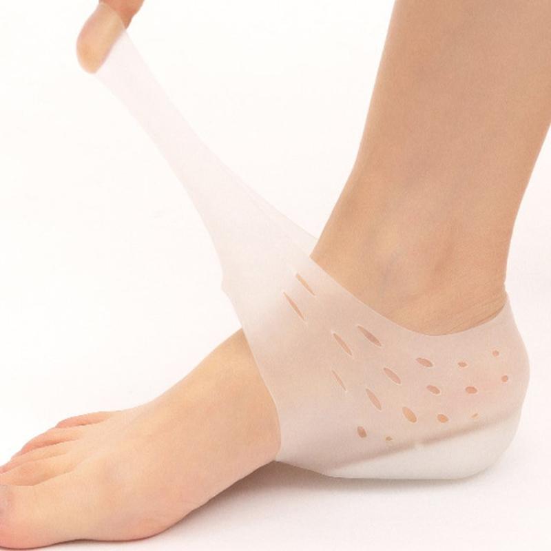 Silicone Invisible Inner Height Insoles Outdoor Foot Protection Pad Heel Cushion