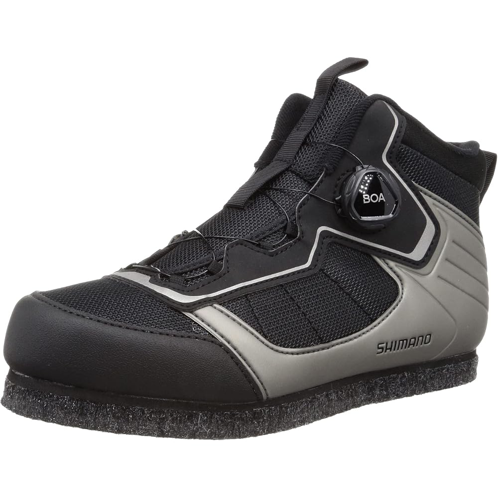 Shimano LT FS-041Q Cut Rubber Pin Felt Fit Shoes Black Size 29.0