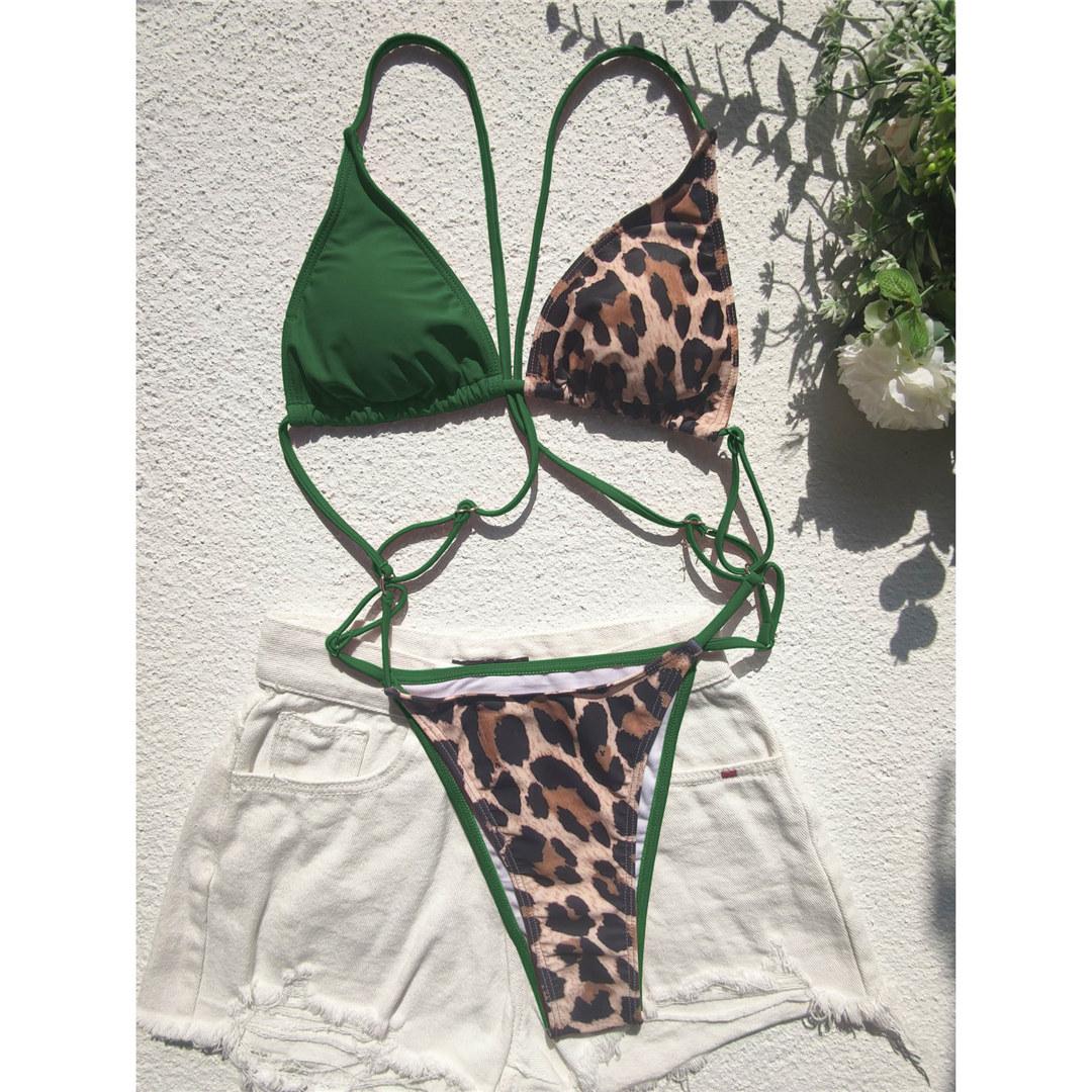 

Женский купальник с леопардовым принтом и крестиком, цельный купальник, женский купальник с высоким вырезом, купальный костюм, 10 цветов, 10 цветов S