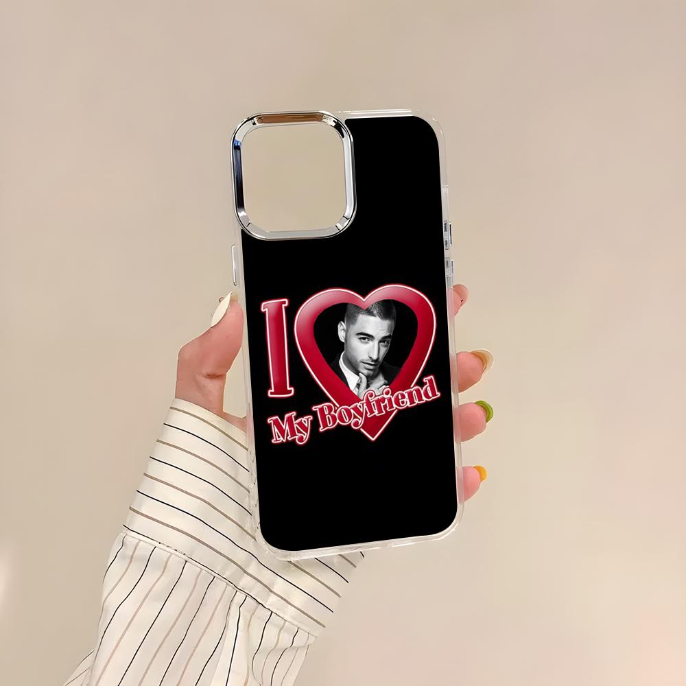 Singer M-Maluma Muisc Phone Case For IPhone 17 Air 16 15 14 13 12 11 Pro Pro Max Plus Transparent Soft Cover iPhone 14 Plus