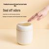 Compact Elegant Desktop Trash Can with Lid for Home and Office