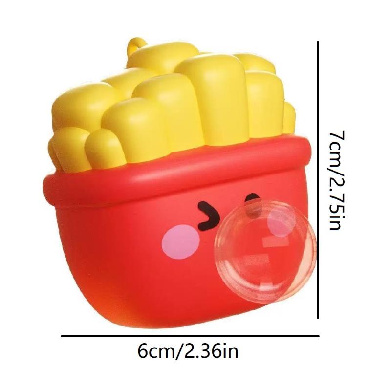 Cute Food Series Spitting Bubbles Squishy Squeeze Toys Anxiety Stress Relief Sensory Antistress Toys For Adults Kids Toys Gifts