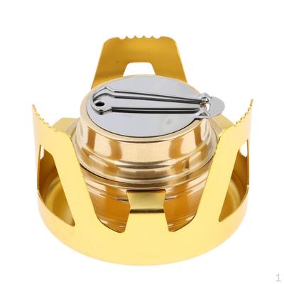 , Lightweight Portable with Pot Stand and Fire Cover for Camping, Backpacking, Hiking Picnic