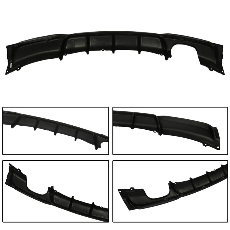 MagicKit Fit for BMW F30 F31 320i 325i 328i 335i MTECH M-sport Only 2012-2018 Car Rear Bumper Diffuser M Sport Style Matte Black