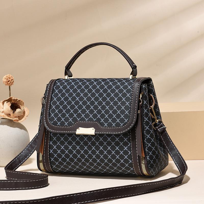 

New popular simple handbag high fashion shoulder bag women s bag versatile messenger bag 22*11*17