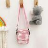 Canvas Crossbody Bag Tie-Dye Pattern Shoulder Bag with Adjustable Shoulder Strap Phone