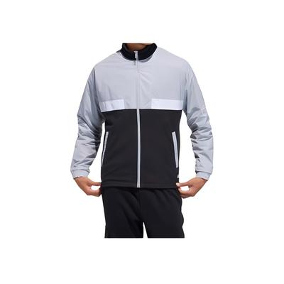 Windbreaker Woven Zip-Up Jacket Men Jacket Black GP1830