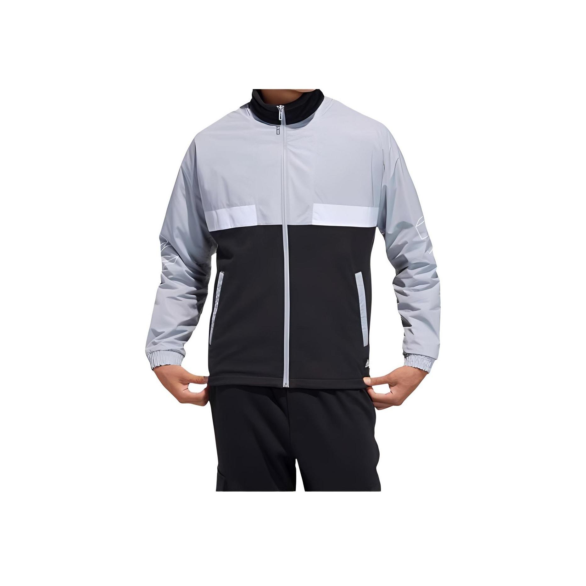 

Adidas Ветровка тканая куртка на молнии мужская куртка черная GP1830 XL