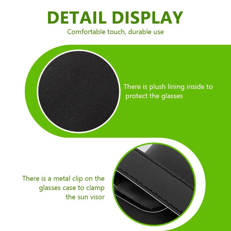 Glasses Case Visor Multi-functional Car Sun Frame Storage Box For Citroen Jumper Celysee Cactus Picasso Aircross Saxo Grand alb256