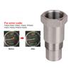 Car CEL Check Engine Light Oxygen Sensor Adapter M18 x 1.5 CEL On Fix Engine Light Eliminator Bung Kit Catalystic