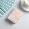 1pcs Compact and exquisite mini organ card bag for women with gradient blending and multi slot student zipper coin purse