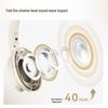 ANC Over-Ear Wireless Noise-Canceling Headphones with Long Battery Life and Heavy Bass - Minimalist Full-Ear National Tide Style.