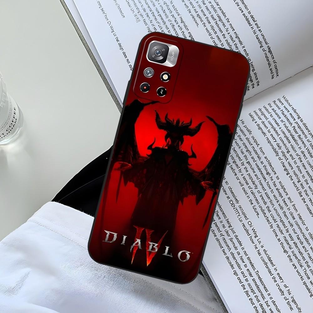 Hot Game Diablo Phone Case for Xiaomi Redmi Note 14 13 12 11 9 Ultra 10 Lite Poco F4 F5 X5 Pro Plus Cover