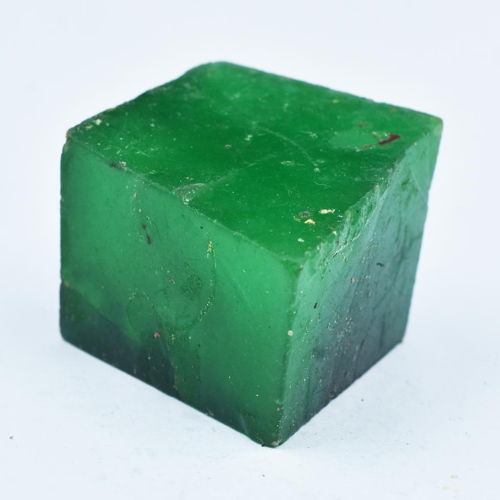 Smeraldo Colombiano Grezzo Naturale Verde Non Tagliato Grezzo 142,8 Carati CERTIFICATO Pietre Sciolte