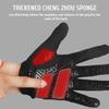 Cycling Gloves Colorful Reflective Full Finger Bike Gloves Touchscreen Shock Absorbing Anti Slip Bike Gloves for