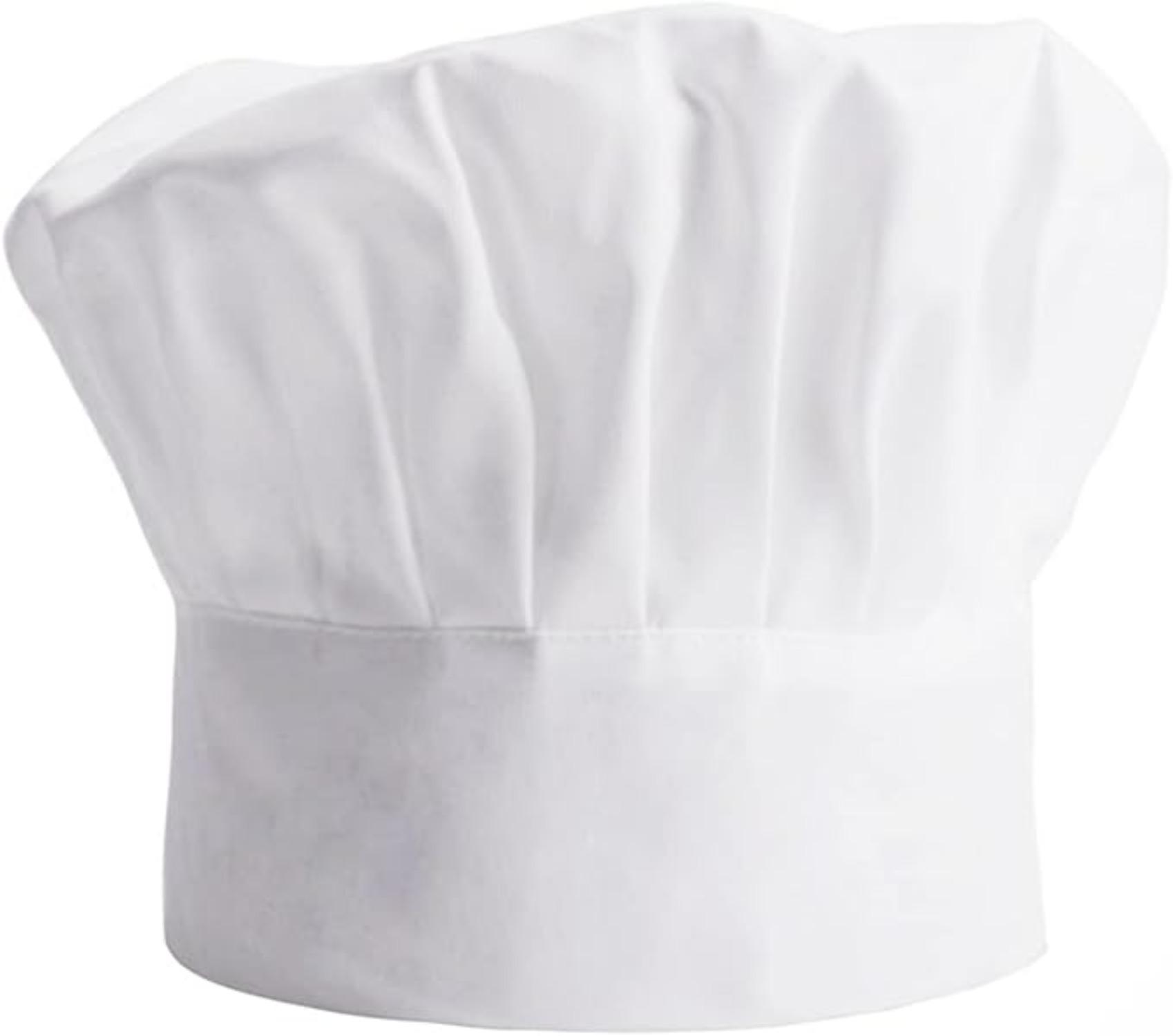 Поварской колпак для взрослых, поварской колпак для женщин, кухонные принадлежности унисекс для взрослых, эластичный регулируемый кухонный колпак для выпечки, кулинарный колпак для мужчин и женщин. белый