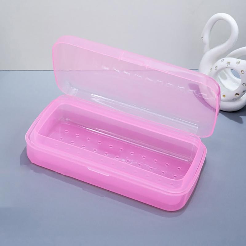 Manicure Implement Sanitizer Cleaner Nail Art Tools Storage Box Manicure Accesories Organized for Salons and Home Use