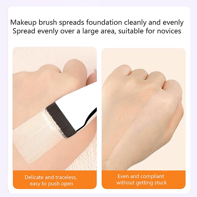 

Foundation Brush Blending Foundation Cream Makeup Brushes Flat Contour Brush Lightweight And Thin Woman Facial Mask Brush onesize