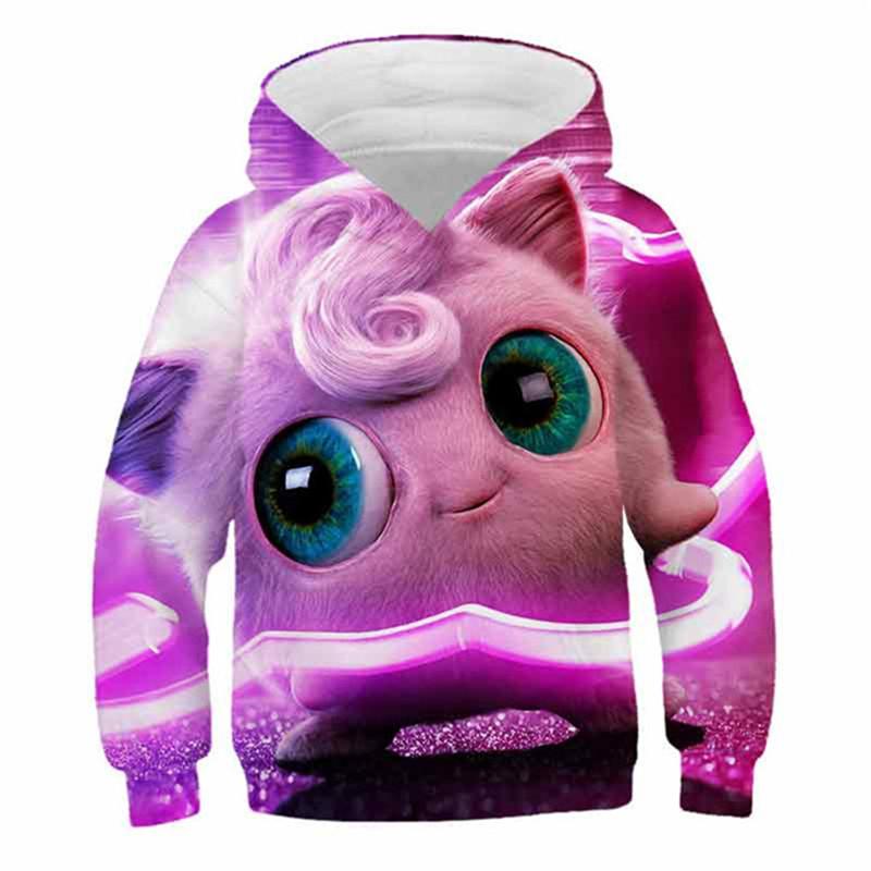 2025 Year Pokemon Hoodies Kids Cartoon Pullover Pikachu Sweatshirt Long Sleeve Children Clothes Boy Fashion Top 4-14 Years Kid Streetwear