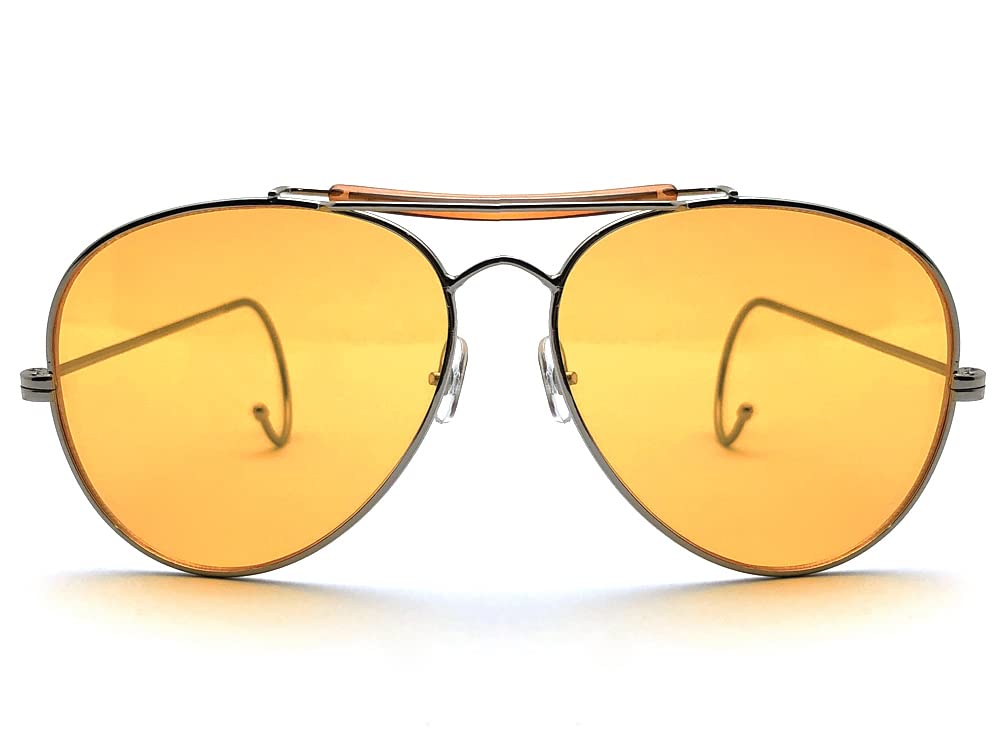 AIR FORCE PILOT TEARDROP SUNGLASS Air Force Pilot Teardrop YELLOW [SPEED ADDICT] U.S. (US Sunglasses)