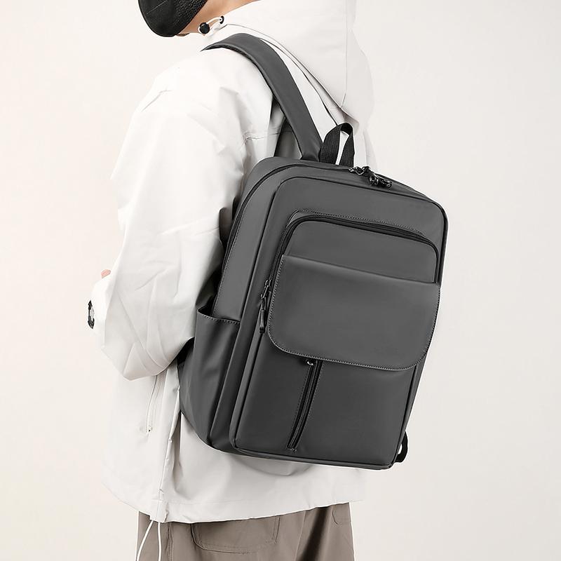 High-Quality Men's Travel Backpack – Large Capacity Nylon Laptop Bag for Business Trips & Outdoor Use