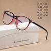 New Large Frame Ultra Light TR90 Myopia Eyeglass Korean Trendy Square Near Sight Glasses Anti Blue Light Computer Eyewear