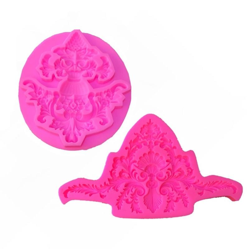 Efficient Food Grades Silicones Cake Decorating Tool With Embossing Edges Design T Dessert Border Shaping Tool