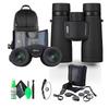 Nikon Binóculos Monarch M7 10x42 com Prisma de Teito, à Prova d'Água e de Nevoeiro 16766 com Mochila de Alça, Kit de Limpeza e Tampas de Lente