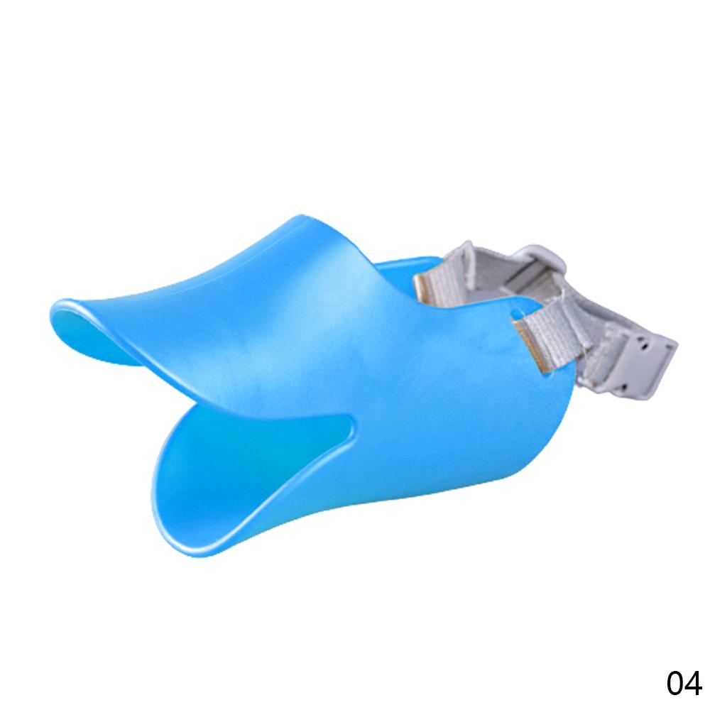 Muso per Cani Maschera in Silicone a Forma di Becco d'Anatra Per Cani Anti Morso Stop Abbaiare Muso per Bocca del Cane Per Cane Animale Domestico Copertura per la Bocca Accessori per Cani Animali Domestici