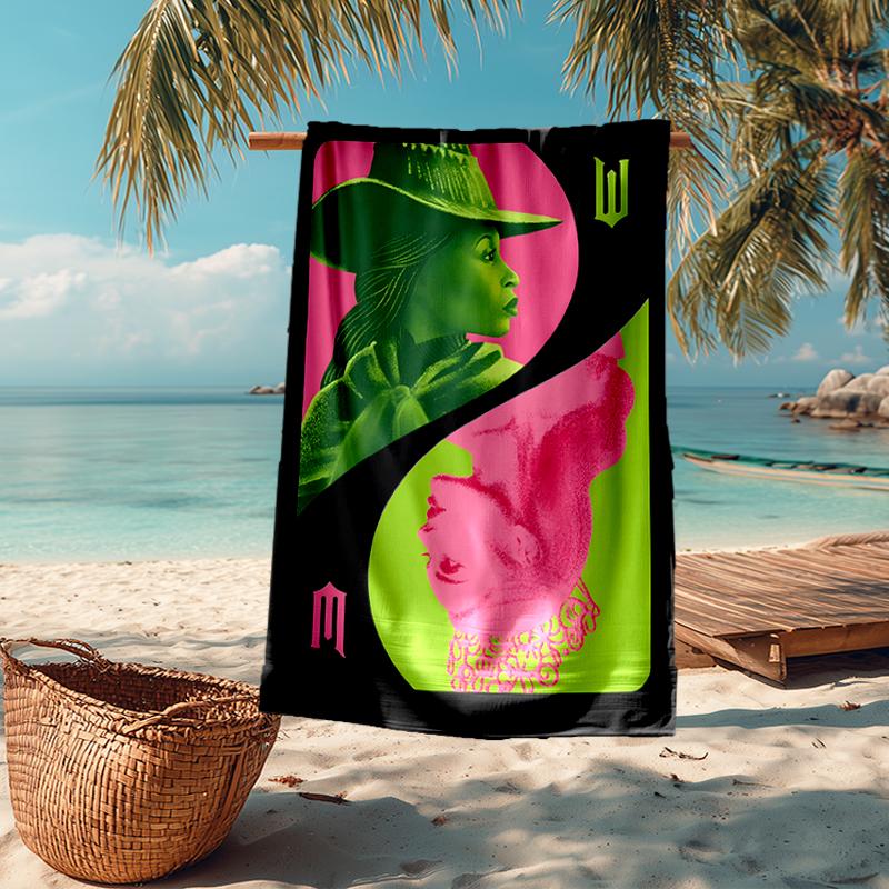 Wicked Fashion Beach Towel: Ideal for Summer Adventures Soft, Absorbent and Quick Drying Suitable for Swimming and Bathing