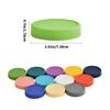 12er-Pack Praktische Kunststoff-Einmachglasdeckel 7CM Dicht Verschließbar Küchenorganizer Zubehör Einmachglasdeckel