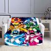 1PC Super Sentai Plush Blanket, Flannel Blanket, Suitable for Living Room, Bedroom, Bed, Sofa, Office, Can Be Used As a Blanket