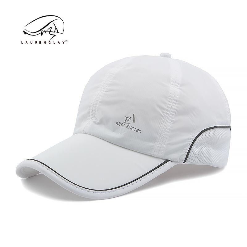 Quick-drying hat Men's spring and summer outdoor sunscreen visor Lightweight breathable cap Children's fashion baseball cap tide
