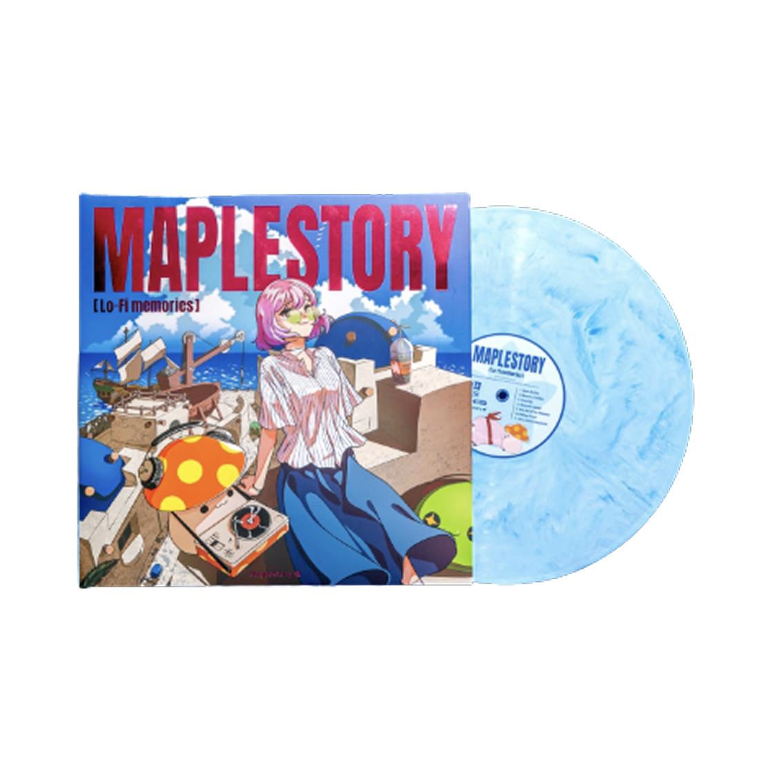 Maplestory Lo-Fi Memories LP Transparent Sky Blue ONE SIZE