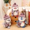 Japanese Style Harbin Penguin Plush with Scarf & Hat - Adorable Cultural Gift