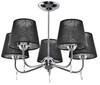Chrome Ceiling Pendant Lamp Brigit Negro 11-240