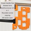 Sturdy Engineering Plastic Switches Template Portable Accessory for Woodworking with Routers Jig Drilling and Profilings