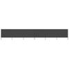 6 Piece Windbreak Mesh 800 X 80 Cm Grey
