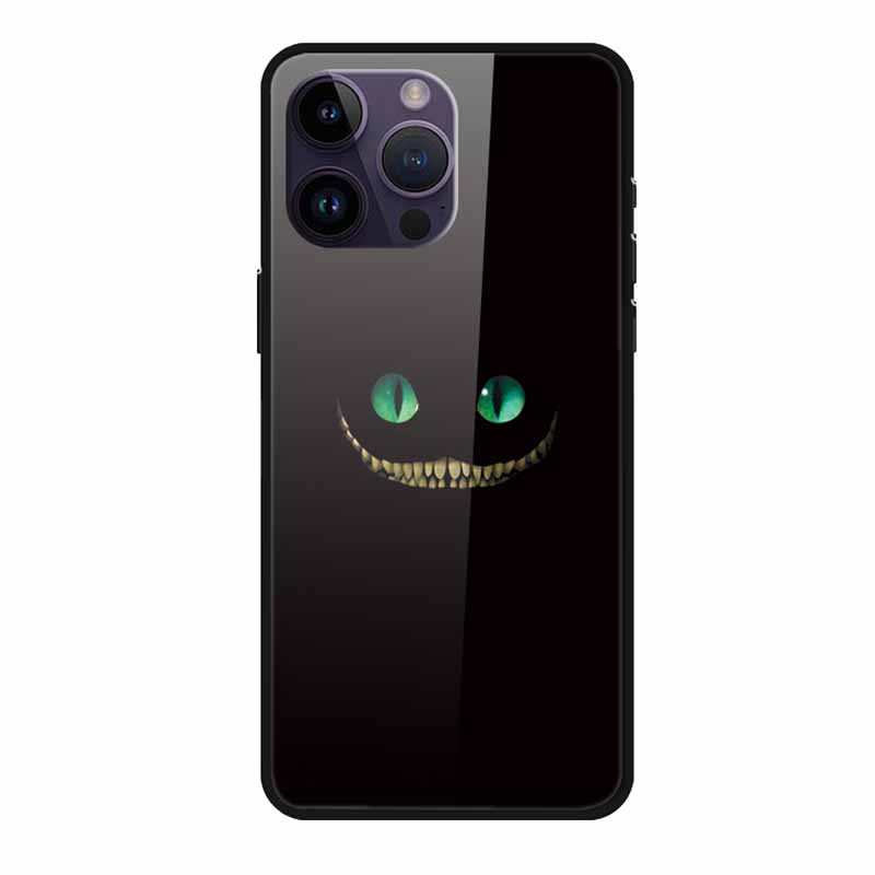 Phone Case for Apple Iphone 15 Pro 15 Plus Tempered Glass Hard Back Cover for Iphone 15 Pro Max Iphone15 Wolf Lion Funda Capa