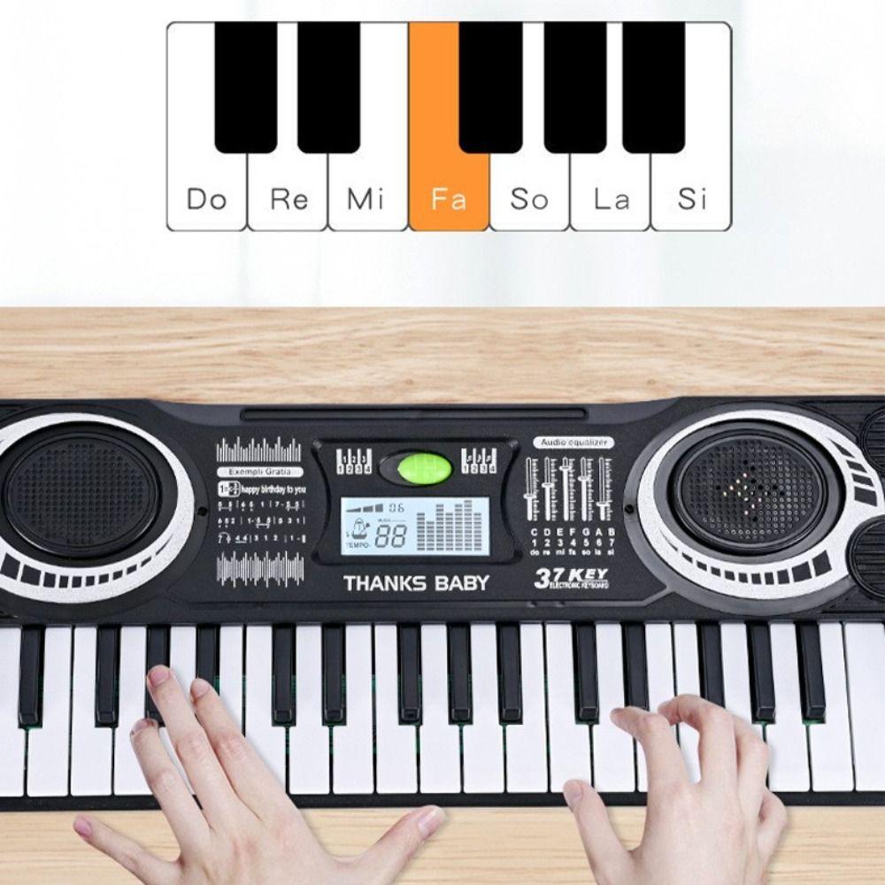 37 kláves Učení Hudby Klavírní Klávesnice Hračka Růžová Dětské Elektronické Piano Hračka Bezpečnost Dívky