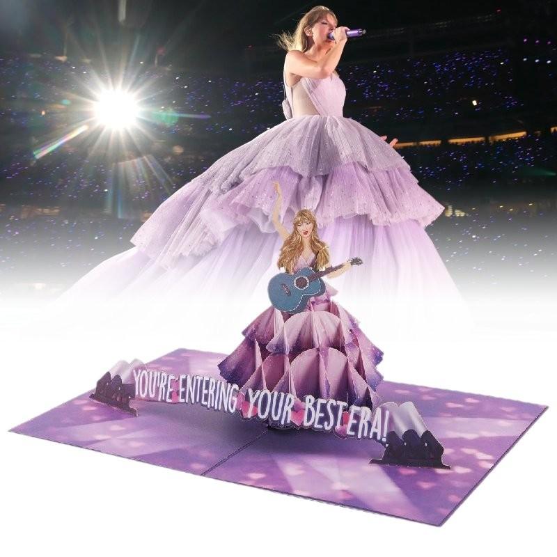 Swift Birthday Taylor Greeting Card Souvenir Collapsible Paper Material Gifts