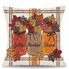 AutumnThemed Pumpkin And Fall Decor Pillows Pattern Cushion Cover Suitable For Sofa Bedroom Car Pillow Cover