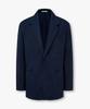 Man On The Boon Heavy Twill Cotton Jacket_Navy 4715302001